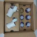 Air Wick Plug in Scented Oil Starter Kit, 2 Warmers + 6 Refills, Lavender & Chamomile, Eco Friendly, Essential Oils, Air Freshener