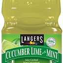 Langers Juice Cocktail, Cucumber Lime With Mint, 64 fl. oz. (Pack Of 8) BBD: 14/26