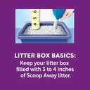 Scoop Away Advanced Multi-Cat Clumping Cat Litter, Meadow Fresh Scent, Pack of 2, 18.5 Pounds