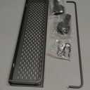Shower Accessory, Versatile Shower Caddy, Gray Aluminum Alloy for Bathroom (30cm / 11.8in)