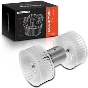 A-Premium HVAC Heater Blower Motor Assembly Compatible with BMW Vehicles - E34 525i/525iT/530i/535i/535is/540i/M5, E32 735i/735iL/740i/740iL/750iL, E31 840Ci/850Ci/850CSi - Front Side