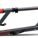 Mongoose Elevate Duo Youth/Adult Folding Kick Scooter, Ages 8 Years and Up, Kickstand, Max Rider Weight 220 Pounds Red