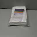 BGment Cream Natural Linen Look Semi Sheer Curtains 84 Inch Length 2 Panels Set for Bedroom, Grommet Light Filtering Casual Textured Privacy Sheer Curtains for Living Room (38 x 84 Inch, Ivory Cream)