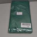 Kongdaoth Dark Green 8 Pack Plastic Tablecloth, Rectangle Tablecloths 54"x 108", Disposable Plastic Table Cover for Party Disposable Tablecloths