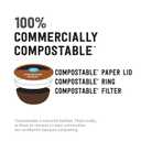 Amazon Brand - Happy Belly Espresso Roast Compostable Coffee Pods (Dark Roast), Compatible with K-Cup Brewer, 96 Count,BBD 05/26/27