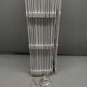 Sasylvia Christmas Tree Fences with LED String Lights 24 x 142 Inch Wooden Christmas Tree Picket Fence Barrier Wood Gate for Pets Dog Cat Xmas Holiday Wedding Home Garden Party Decor (Xmas)