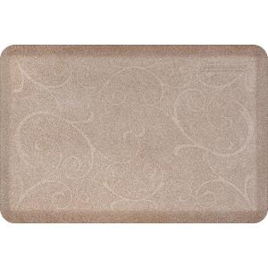 WellnessMats Bella Collection Anti-Fatigue Floor Mat, Polyurethane - Ergonomic Support Pad for Home, Kitchen, Garage, Office Standing Desk - Water Resistant - Made in USA