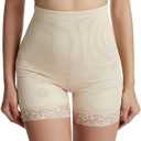 Shapewear Tummy Control for Women Body Shaper Shorts High Waisted Butt Lifting Panties Girdle Underwear, L