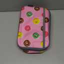 FlowFly Kids Lunch box Insulated Soft Bag Mini Cooler Back to School Thermal Meal Tote Kit for Girls, Boys, Doughnut