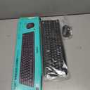 Logitech MK295 Wireless Mouse & Keyboard Combo with SilentTouch Technology, Full Numpad, Advanced Optical Tracking, Lag-Free Wireless, 90% Less Noise - Graphite