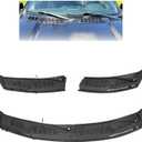 KUAFU Windshield Wiper Cowl Cover Panel Compatible with 2015-2020 Ford F150 Replacement for FL3Z15022A69B Left & Right Front Windshield Wiper Cowl Grille Insert Panel