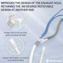 Replacement Set of Tube Frame Assembly for Airfit P10, FSA HSA Eligible, Tube Frame Kit Compatible with Air fit P10, Great Value CPAP Supplies by Medihealer（No Cushion）
