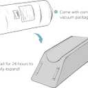 UBBCARE Leg Elevation Pillow for Leg/Knee Surgery Recovery, Memory Foam Leg Pillow with Velvet Washable Cover, Grey
