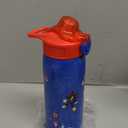 Zak Designs Sonic the Hedgehog Sage Kids Water Bottle For School or Travel, 19oz Stainless Steel Water Bottle With Straw, Handle, and Leak-Proof, Pop-Up Spout Cover (Sonic & Shadow)