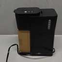 Mini Hot and Iced Coffee Maker Single Serve, for K Cup and Ground, 6 to 14 Oz Brew Sizes, with Recipe Book, for Home, Travel, RV, Office and Dorm, Classic Black (2.0 Version)