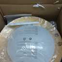 Dimmable Metal LED Flush Mount Ceiling Light, 5CCT 2700K-6000K Black and Gold Close to Ceiling Lighting Fixtures, Mid Century Ceiling Lamp for Bedroom, Kitchen, Hallway, Laundry Room (11.8in)