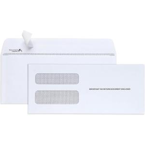 1099 Nec Envelopes 2025 Self Seal, Designed for 1099 3 UP NEC Tax Forms, 3 13/16’’ x 8 7/8’’ Double-Window, Security tinted, 25 Pack 1099 Envelpes