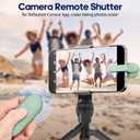 DATAFY [Case-Friendly] Page Turner for Kindle Paperwhite Oasis Kobo eReaders, Camera Camcorder Remote Controls, Page Turner Clicker for ipad Tablets Reading Novels with Wrist Strap Storage Bag Green