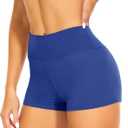 CAMPSNAIL Workout Biker Shorts Women - 3" High Waisted Tummy Control Spandex Booty Volleyball Shorts for Yoga Dance, Size: Small-Medium