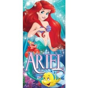 Disney Classic Ariel with Flounder 28X58 Beach Towel