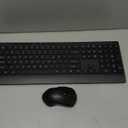 Wireless Keyboard and Mouse Combo, Full Size Quiet Key Computer Keyboard and Cordless Mice with 3 DPI Adjustable, 2.4G LagFree, Long Battery Life, Compatible with Windows and Mac Systems