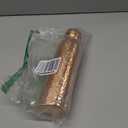 HOMEZY Copper Water Bottle (34oz/1000ml) 100% Pure Handmade Hammered Ayurvedic Pure Copper Vessel for Drinking Heavy Duty & Leak-proof