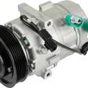 ECCPP AC Compressor 2014-2016 for Hyundai Elantra 1.8L 2014-2019 for Kia Soul 2.0L Air Conditioning Compressor