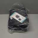 Orzbow Padded Car Seat Travel Bag for Airplane, Carseat Backpack Bags with Reflective Stripes, Infant Seat Travel Bag with Shoulder & Waist Strap, Car Seats Carrier for Airport Gate Check, Black