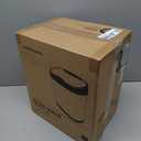 NINESTARS DZT-12-13 Automatic Touchless Infrared Motion Sensor Bin, 3 Gal 12L, (Oval, Black/Silver Lid)