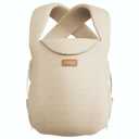 Momcozy Newborn Carrier WeeSnug- Lightweight and Cozy Comfort for 7-25 lbs, Ergonomic Cross-Back Support, Effortless to Put On, Hands-Free Baby Carrier with Lumbar Support, Khaki