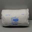 QUTOOL Cooling Pillow for Sleeping 1 Pack, Luxury Shredded Memory Foam Bed Queen Pillows Set of 1, Cool Pillow for Hot Sleepers Adjustable Firm Pillow for Side, Back, Stomach Sleepers Soft Yet Support