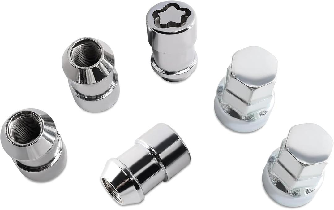 M14 x 1.5 Wheel Lock Lug Nut kit Anti Theft for Ram 1500 2500 3500 & F-150 F-250 F-350 Excursion & Land Cruiser Tundra & Avalanche SilveradoSierra 1500 Yukon Grand Cherokee and Other Models