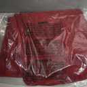 Jeneoo Santa Red Decorative Throw Pillow Covers Soft Chenille Comfy Square Couch Cushion Cases for Living Room Sofa Decor (Set of 2, 18 x 18 Inches)