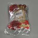 2 x Gyufise 24Pcs Valentine's Day Oh Baby Cupcake Toppers Glitter Baby Feet Sweet Love Heart Valentine's Day Cake Decorations for Love Valentine's Day Theme Baby Shower Birthday Party Supplies Red