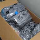 ENITYA Reading Pillow for Sitting in Bed Adult, 24in XXL Back Pillow for Bed Sitting up, Big Pockets & Built-in Arms, Back Support Chair Pillow for Watching TV/Reading/Gaming/Resting/Post Surgery, Grey (XXL, Above 5'11")