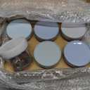 KeaBabies 12pk 4oz Glass Baby Food Containers with Lids - Leak-Proof, Microwavable Small Glass Jars, Baby Purees & Toddler Snack Storage Containers, BPA-Free, Dishwasher & Freezer Safe (Slate)