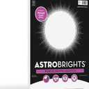 Astrobrights/Neenah Bright White Cardstock, 8.5" x 11", 65 lb/176 gsm, White, 75 Sheets (90905-02) 