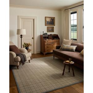 Loloi Chris Loves Julia Bobby Sage/Denim 2'-0" x 5'-0" Accent Rug