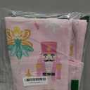 Pink Table Runner Pastel Christmas Nutcracker Table Runners Seasonal Kitchen Dining Table Decoration for Winter Home Party Banquet Decor 13x90 Inch