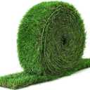 THREE ORANGES 4 Inch x 25 Ft Artificial Grass Roll, 1.38 Thick Realistic Turf Roll, Pre-Cut, Easy to Install, for DIY Projects, Yard, Garage & Pool Area