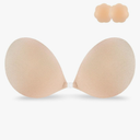 Niidor Adhesive Strapless Bra for Women Sticky Invisible Push up Silicone Bra for Backless Dress 2025 Upgraded Clasp Bras (size b)