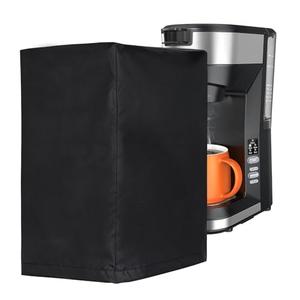 FlexiDapt Coffee Maker Cover, Universal Waterproof Shield for Countertop Appliances in Home, Garage and Office, Black