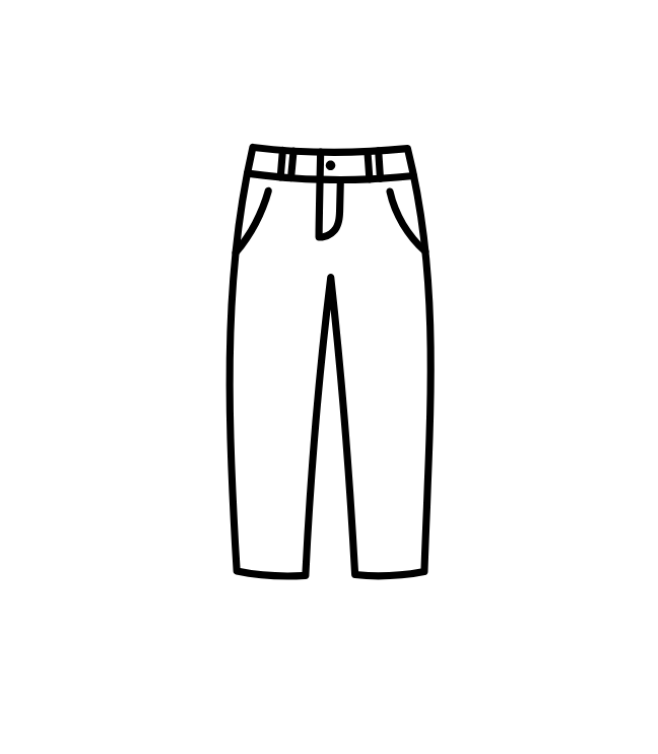 Black Trousers Size Large
