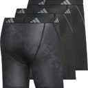 adidas Performance Mesh Boxer Briefs Underwear 2-Pack (Black, M)