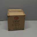 Ice Bucket with Lid, 4 Qt Ice Buckets for Parties, Ice Bucket with Scoop, Lid, Handle and Inner Bucket, Ice Bucket for Cocktail Bar, Drink Buckets for Parties, Kitchen, BBQ, Picnic and Camping (White)