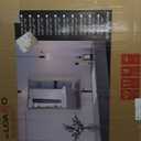 LOAAO 24X32 Gold Bathroom Mirror, Rounded Rectangle Gold Frame Mirror, Brushed Gold Bathroom Vanity Mirror Wall-Mounted, Anti-Rust, Hangs Horizontally or Vertically