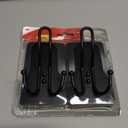 Command X-Large Matte Black Triple Hook, 2 Hooks, 6 Strips, Damage-Free Hanging with Adhesive Strips, No Tools Wall Hook for Hanging Decorations in Living Spaces
