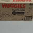 HUGGIES Nighttime Diapers Size 5 (27+ pounds), 100 count, Overnites Nighttime Baby Diapers
