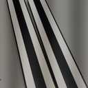 D-Line Half Round Cord Hider, Patented Cable Cover, Hide TV Wall Mount Wires, Raceway for Cords, Decorative Wire Covers, Paintable, Adhesive Cable Concealer - 2X 1.18in W x 0.59in H x 39in L - Black