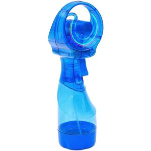 O2COOL LED Lights Deluxe Handheld Battery Powered Water Misting Fan (Dark Blue)